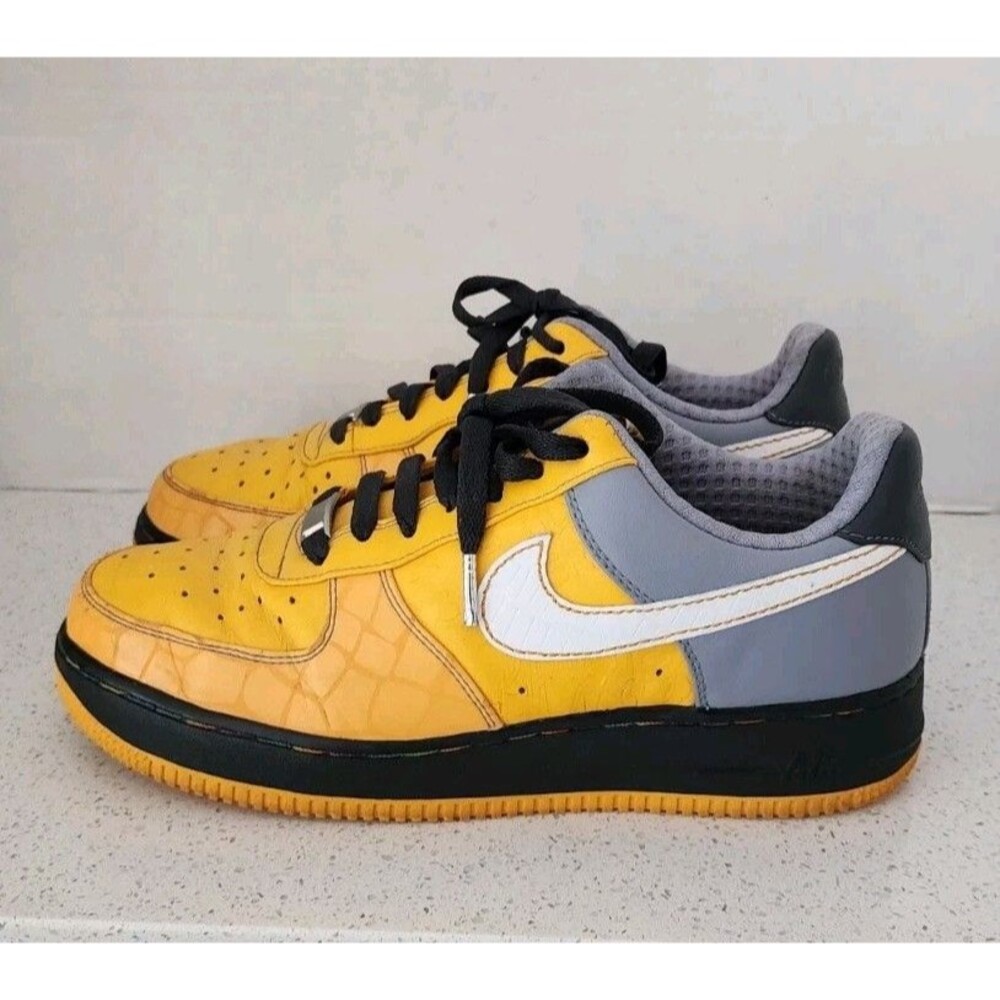 Nike Air Force XXV 315517-711 Yellow/Gray/White SZ 7Y
